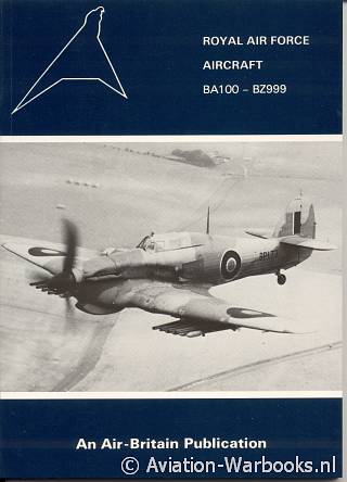 Royal Air Force Aircraft BA100 - BZ999