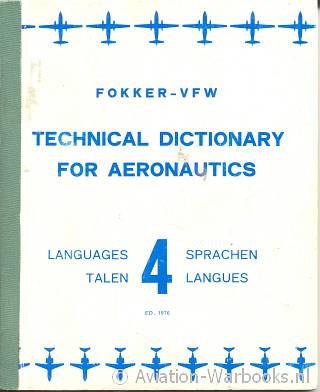 Technical Dictionary for Aeronautics