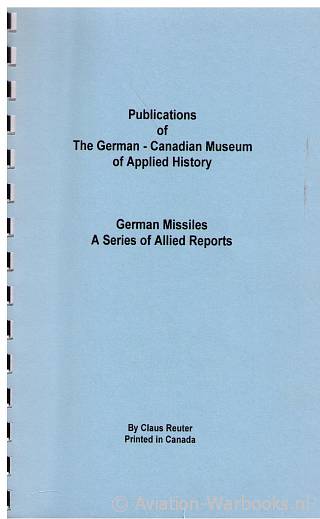 German Missiles a series of Allied Reports