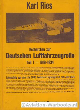 Recherchen zur Deutschen Luftfahrzeugrolle 