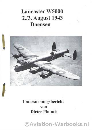 Lancaster W5000 2/3 August 1943 Daensen